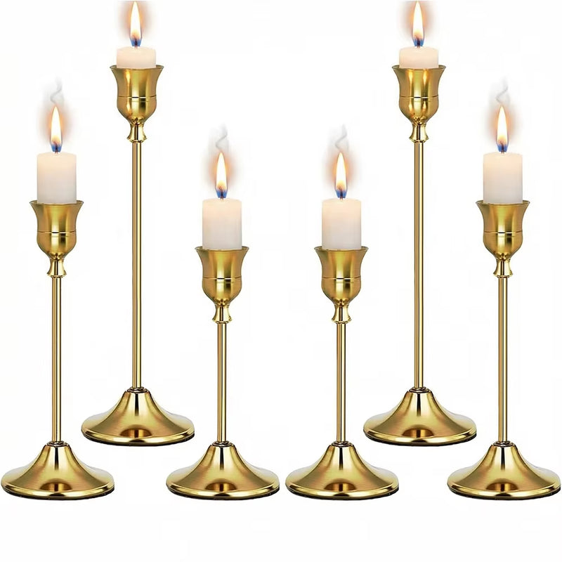 Chandeliers Dorés Vintage — Lot de 3 ou 6