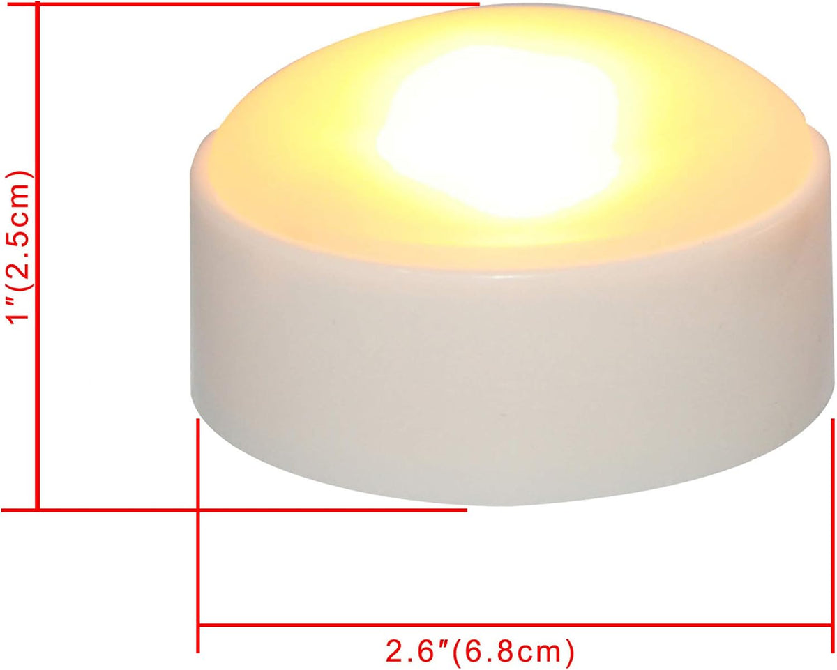 6 Halloween Battery LED Jack-O-Lantern Pumpkin Lights with Remote White
