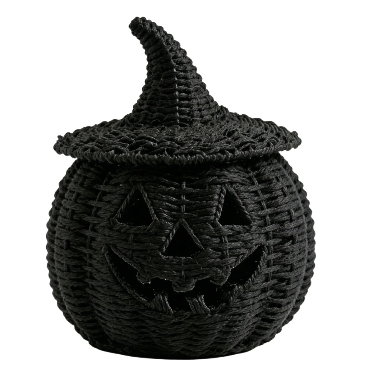 Handwoven Pumpkin Lantern, Rustic Vintage Halloween Decor, 28Cm Woven Pumpkin Lantern without LED Candle Light, Pumpkin Ornament for Mantel Doorstep Halloween Party Decorations
