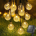 20Ft 30LED Solar Outdoor Globe String Lights Waterproof Patio Ball String Lights