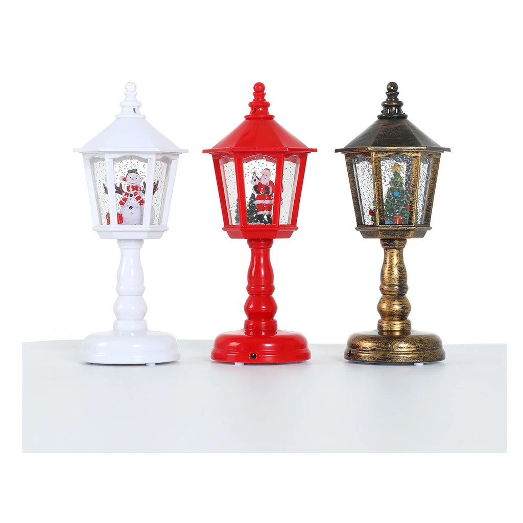 New Christmas Decorations Luminous with Music Water Injection Table Lamp Night Lights Christmas Creative Ornaments Christmas Gifts