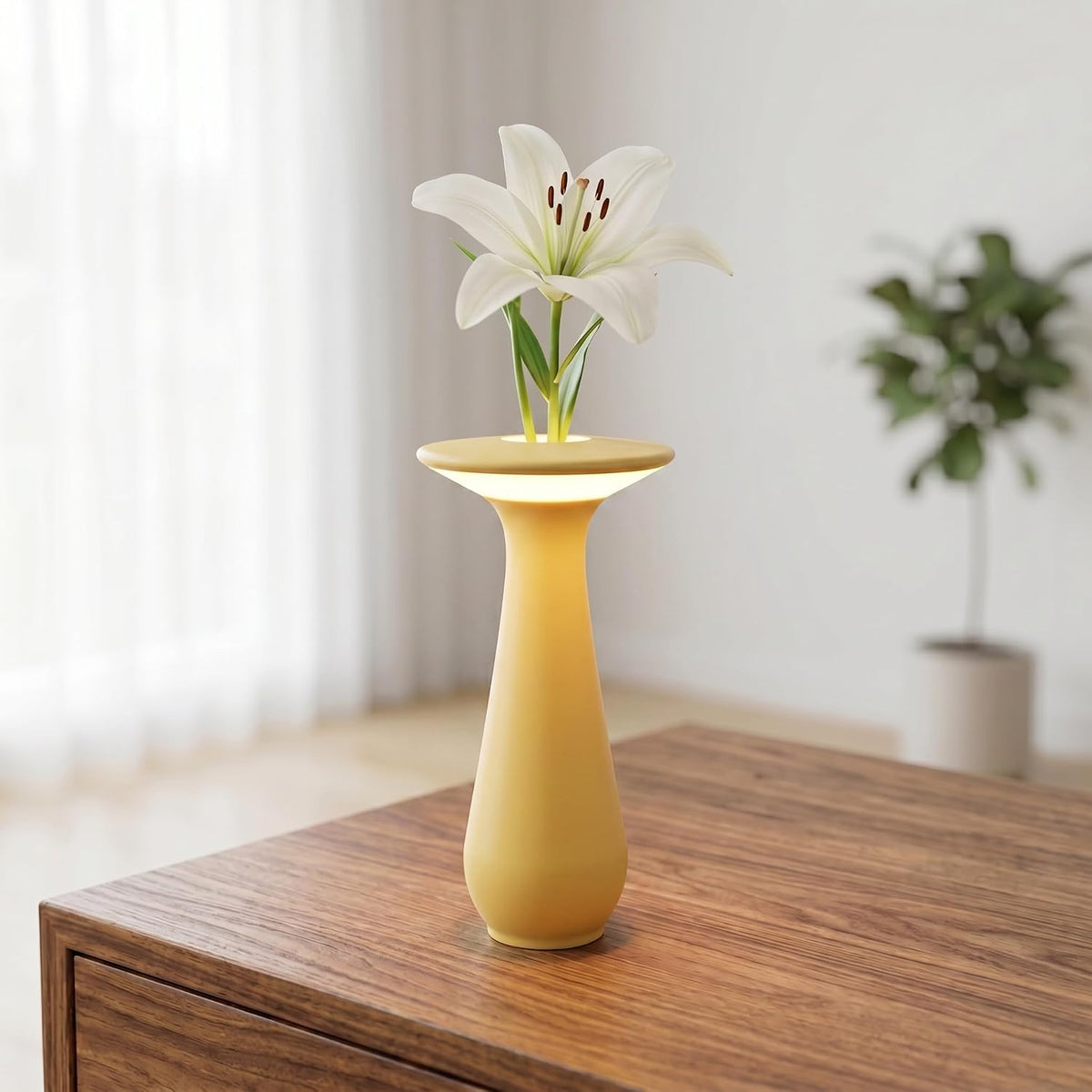Rechargeable Cordless Flower Table Lamp