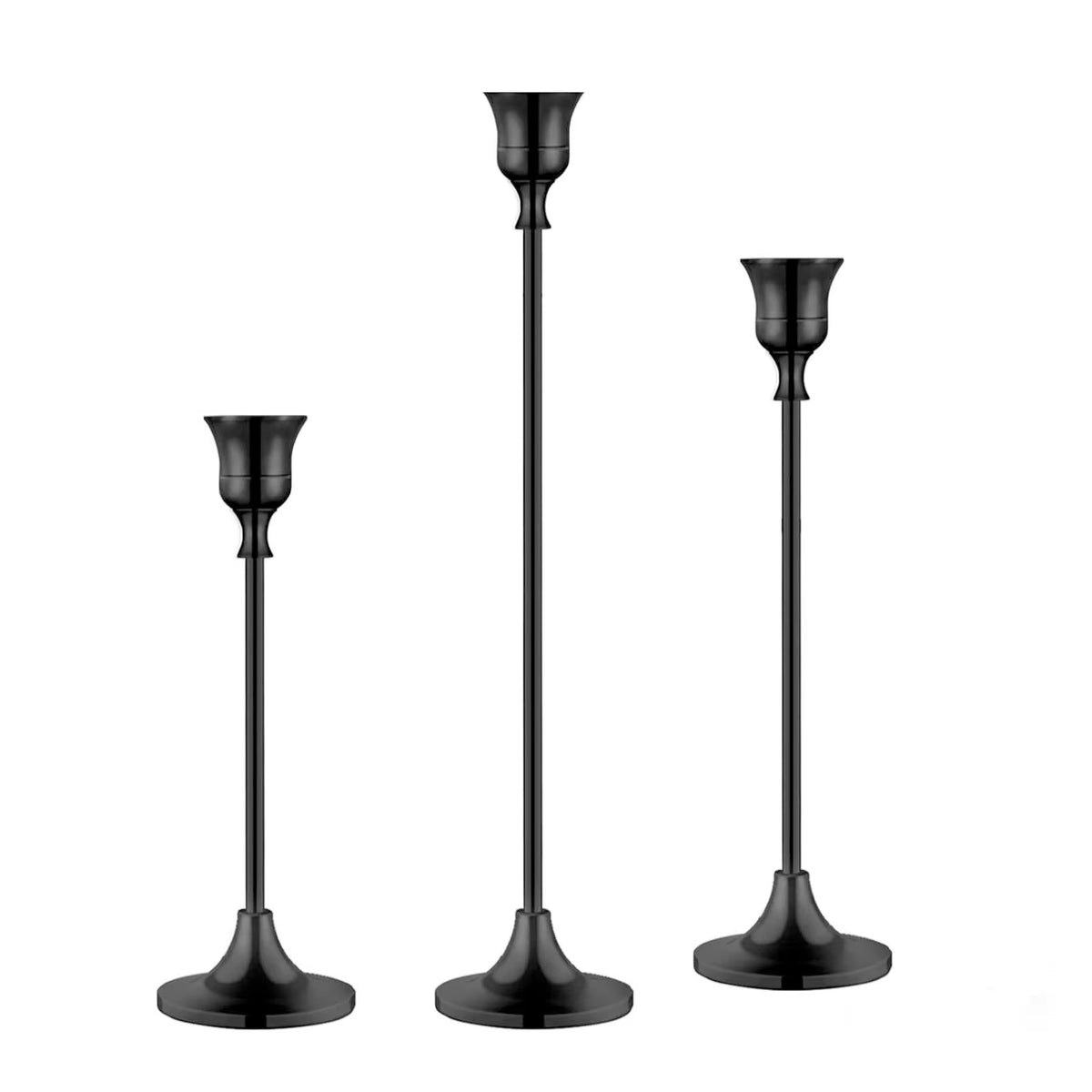 Exquisite Metal Candlestick for Wedding Table & Christmas Decor - European Style Candle Stand
