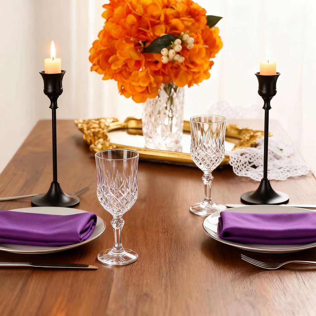 Exquisite Metal Candlestick for Wedding Table & Christmas Decor - European Style Candle Stand