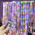 6M/3M LED Christmas Lights Fairy String Lights Curtain Garland USB Festoon Remote Christmas Decoration for Home New Year 2024