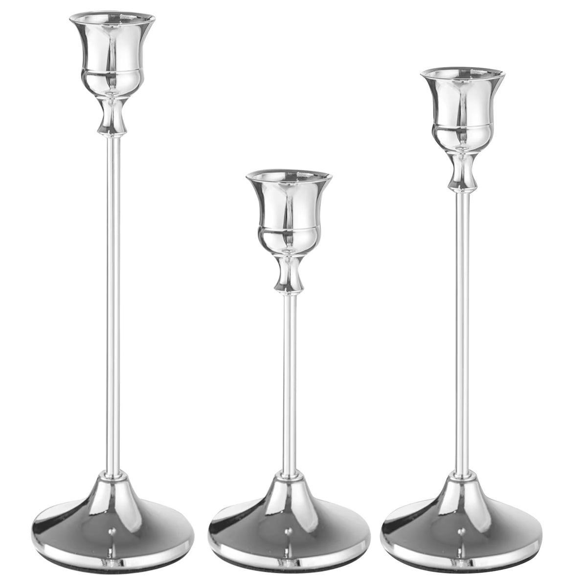 Exquisite Metal Candlestick for Wedding Table & Christmas Decor - European Style Candle Stand