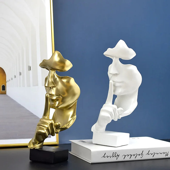 Sculpture « Le Silence est d’Or »
