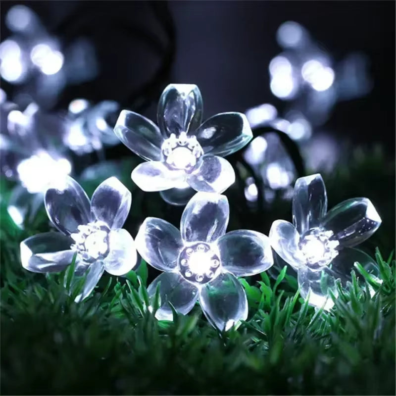Waterproof Solar Bubble Ball Light String Lights Outdoor Crystal Globe String Light Garden Party Christmas Decoration