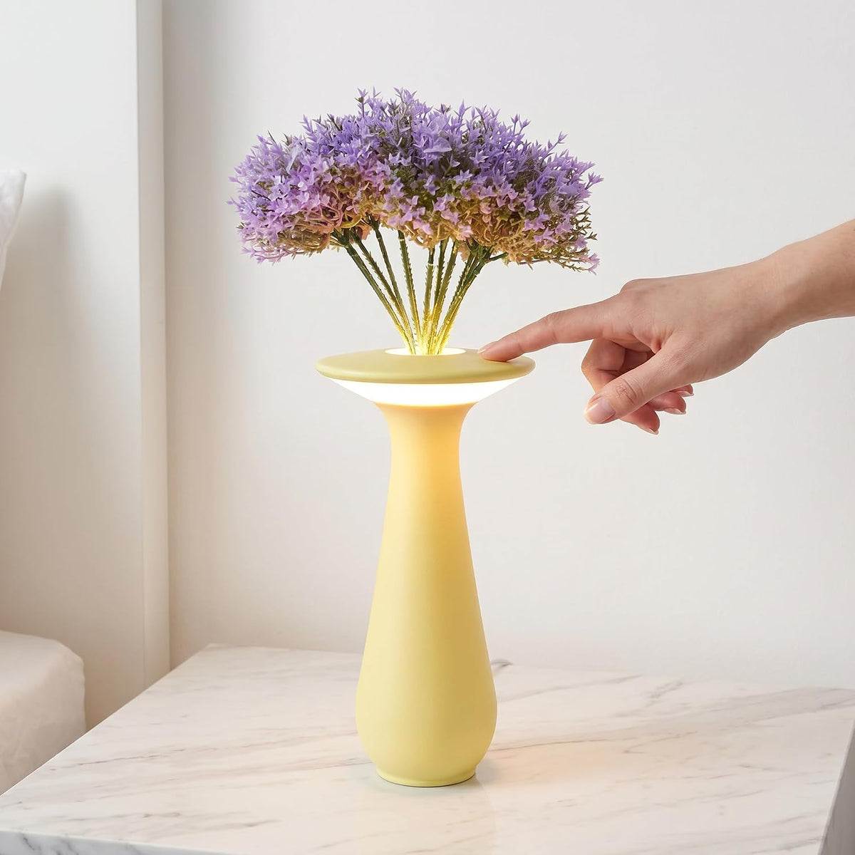 Rechargeable Cordless Flower Table Lamp