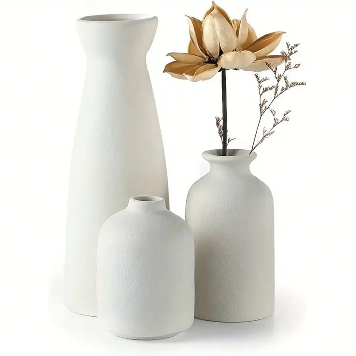 Trio de Vases Bohèmes en Céramique