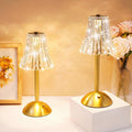 1 Pcs Cordless Table Lamp LED Touch, Gold, Rose Style