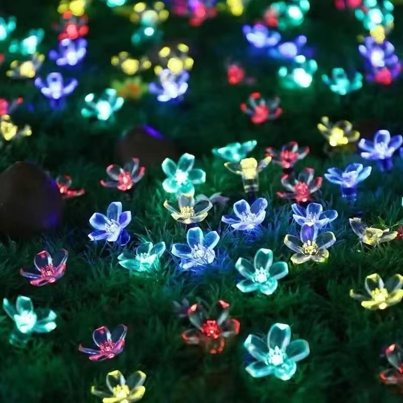 Waterproof Solar Bubble Ball Light String Lights Outdoor Crystal Globe String Light Garden Party Christmas Decoration